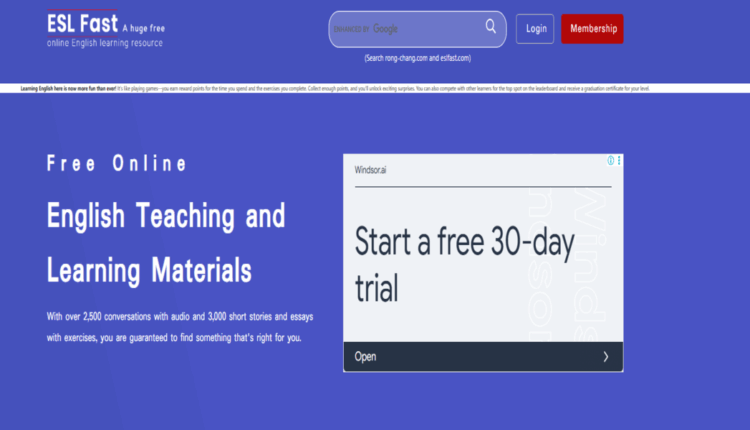 كورسات eslfast لتطوير اللغة الإنجليزية