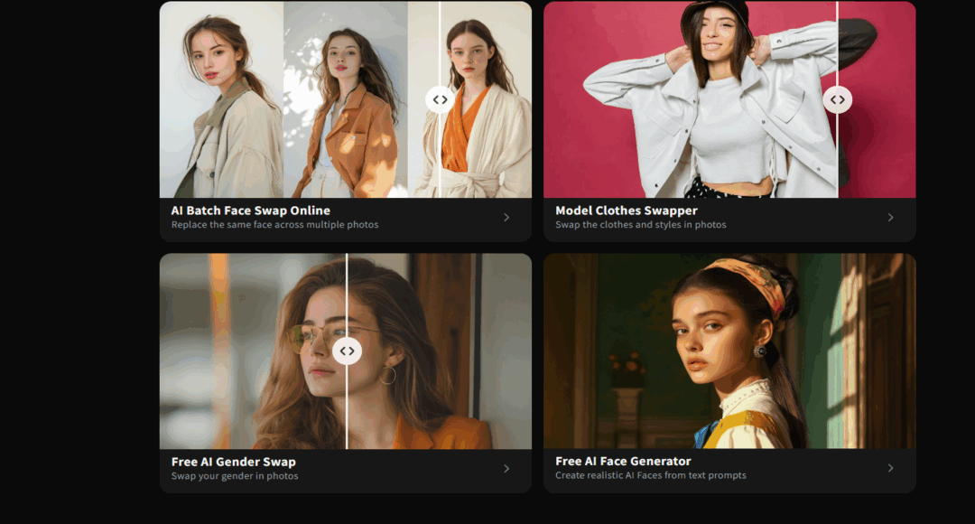 موقع face swapper لتعديل الصور مجانًا