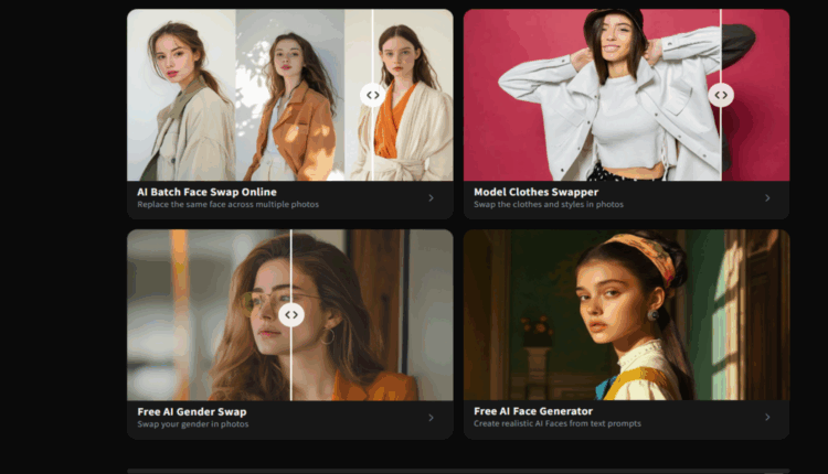 موقع face swapper لتعديل الصور مجانًا