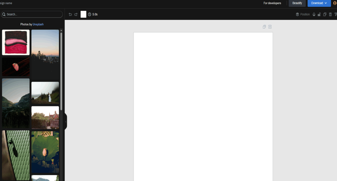 موقع Polotno Studio البديل الأفضل لـ Canva
