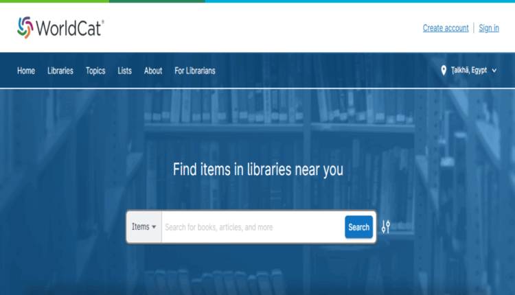 أداة WorldCat