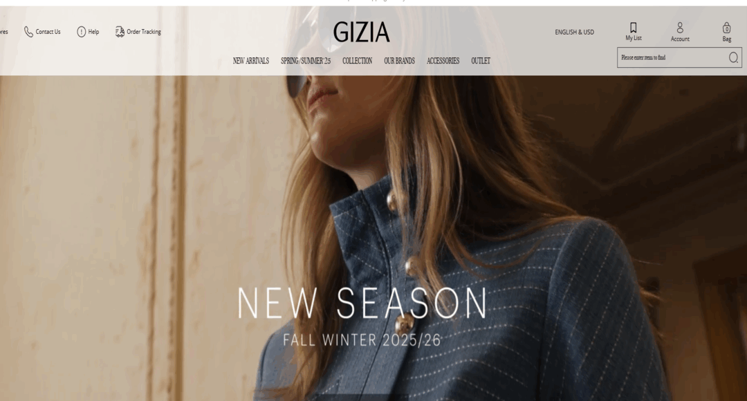 موقع Gizia التركي - مجال الموضة والأزياء