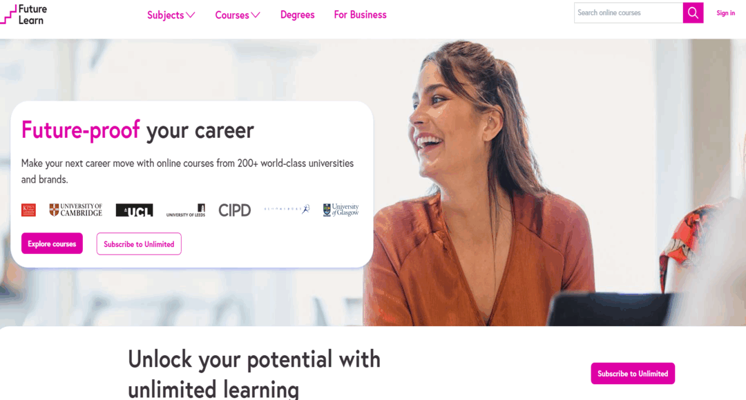 موقع Future Learn