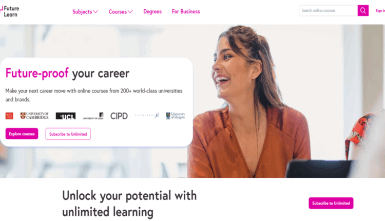 موقع Future Learn