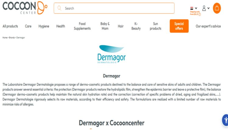 موقع All Dermagor products