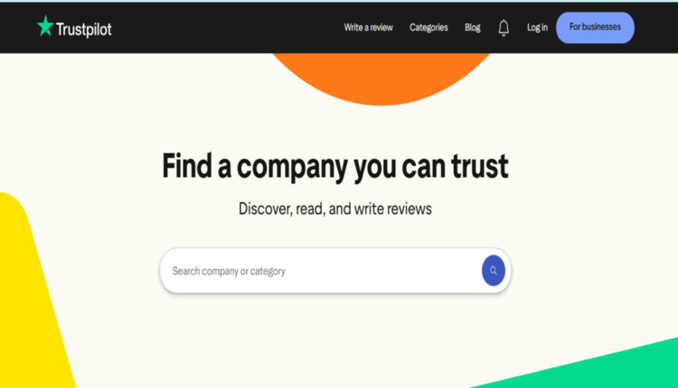 موقع Trustpilot اشكال نضارات