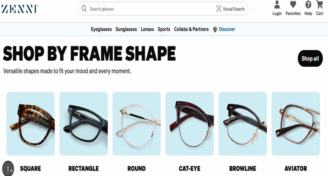 موقع Zennioptical