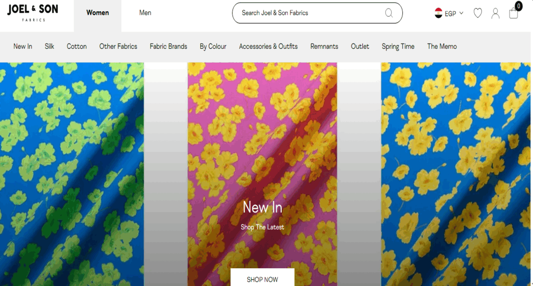 موقع joelandsonfabrics