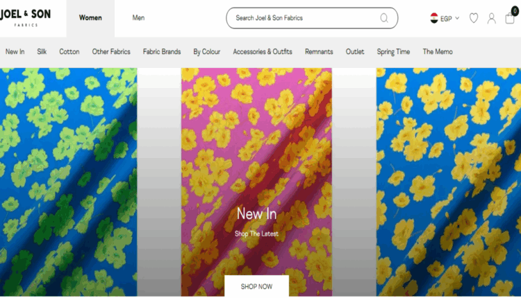 موقع joelandsonfabrics