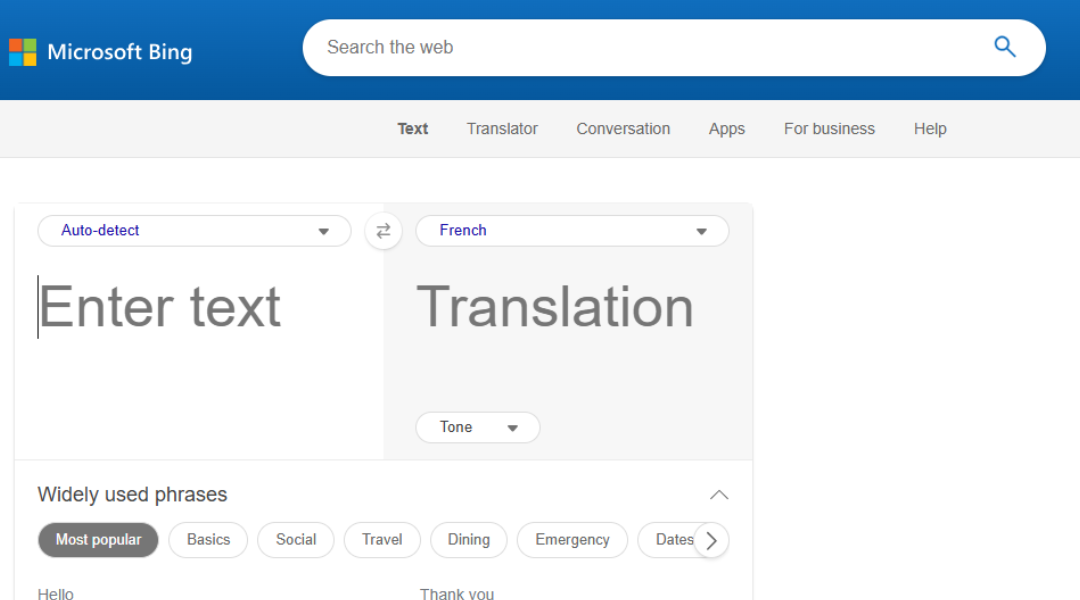 Ping Translate متصفح Bing Translator شرح عملي لتجربة ترجمة فورية مثالية - The Tech Fun