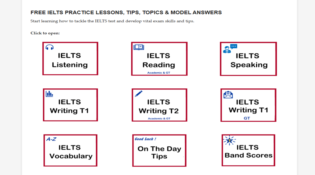 موقع IELTS Liz