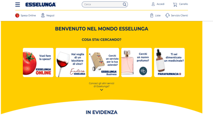 تعرف على موقع Esselunga للتسوق عبر الإنترنت