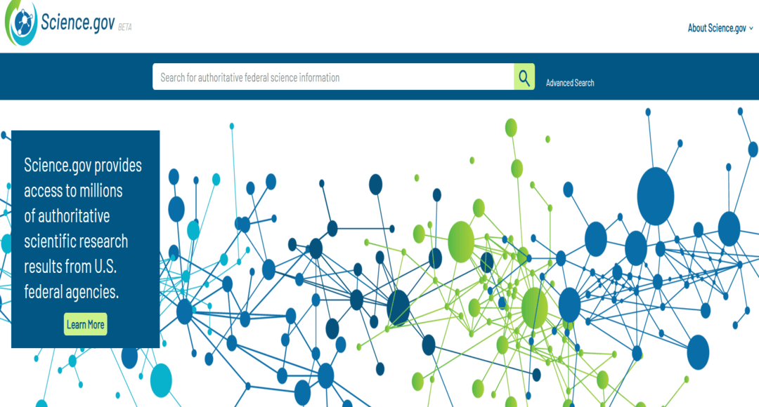 موقع Science.gov - محرك بحث علمي مجاني يتيح الوصول إلى ملايين المقالات والبحوث العلمية