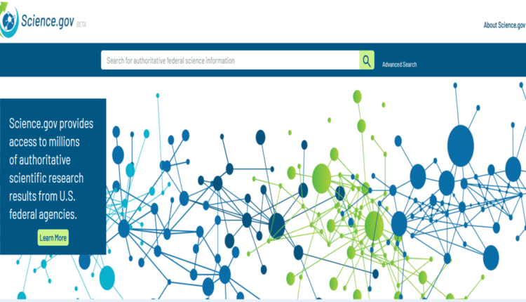 موقع Science.gov - محرك بحث علمي مجاني يتيح الوصول إلى ملايين المقالات والبحوث العلمية