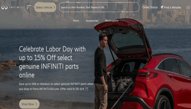 موقع infinitipartsusa