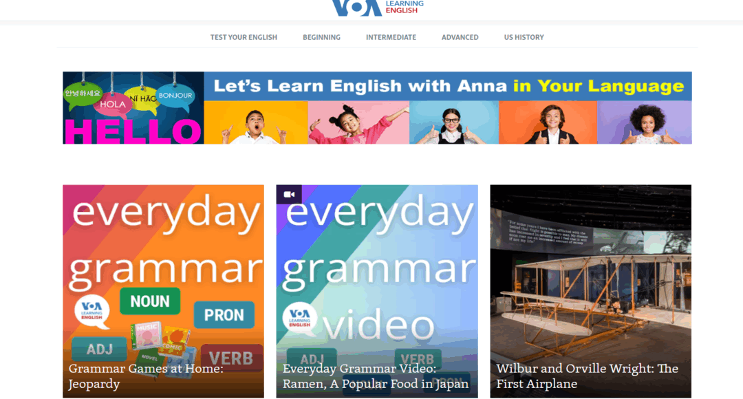 قناة VOA Learning English