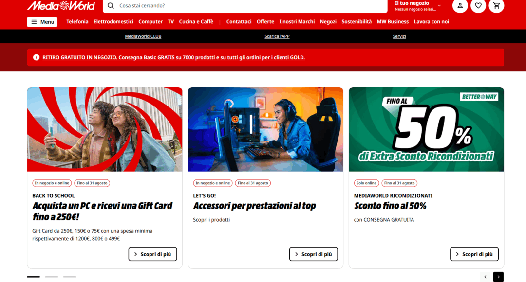 موقع MediaWorld: دليلك لشراء الإلكترونيات بأفضل الأسعار