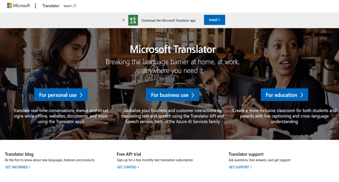 شرح متصفح Microsoft Translator بالتفصيل