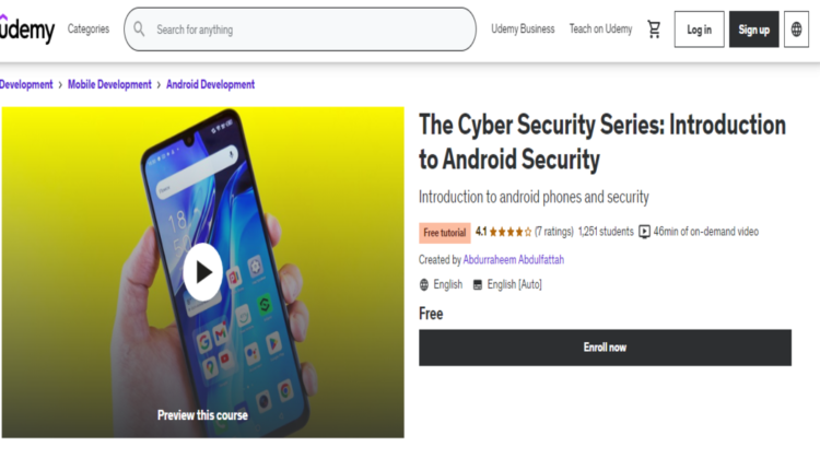دورة الأمن السيبراني للـ Android