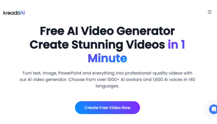 إنشاء فيديو بالذكاء الاصطناعي