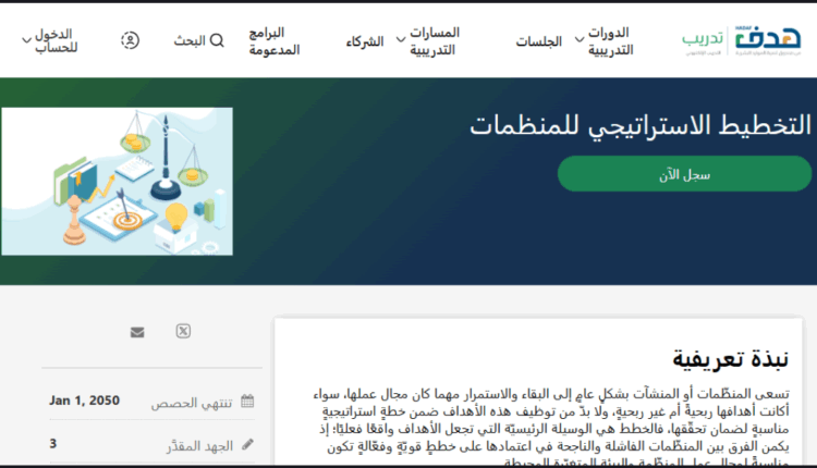 دورة التخطيط الاستراتيجي للمنظمات