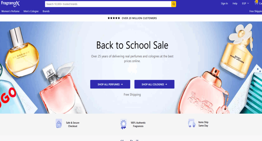 موقع fragrancex للعطور المميزة بأسعار مناسبة