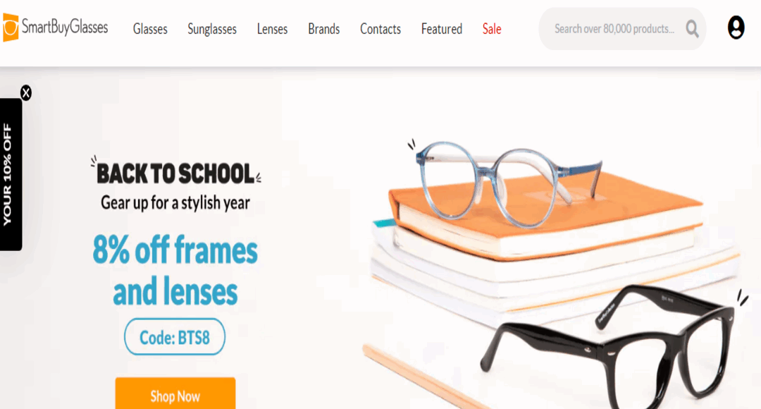 موقع Smart Buy Glasses،