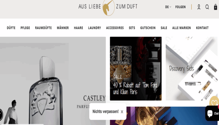 موقع ausliebezumduft