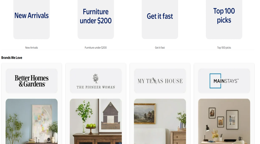 متجر Walmart Furniture