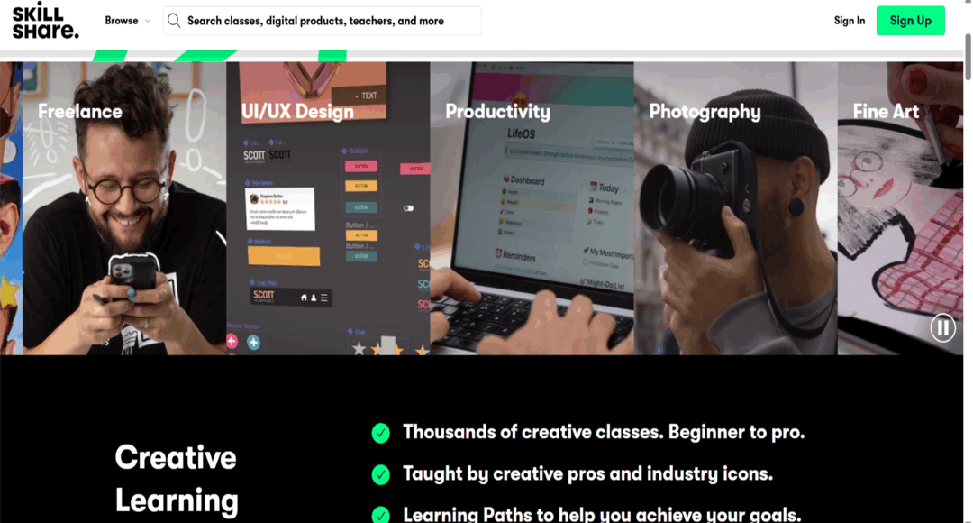 شهر مجاني Skillshare