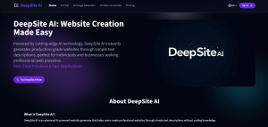 DeepSite : الابتكار الصيني الذي يدهشك في الذكاء الاصطناعي 1 DeepSite