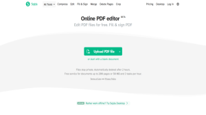 منصة Sejda PDF Editor : أدوات مبتكرة لتحرير وتحويل ملفات PDF بثقة 2 أدوات Sejda PDF Editor