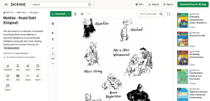 رواية Matilda باللغة الإنجليزية مصمّمة لتطوير لغتك عبر القراءة 2 روايه
