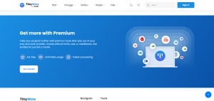 المنصة الرقمية TinyWow تغنيك عن عشرات الأدوات لمعالجة الملفات والوسائط 3 TinyWow