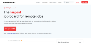 الكثير من فرص العمل المناسبة بلا حدود مع WeWorkRemotely 1 فرص العمل المناسبة