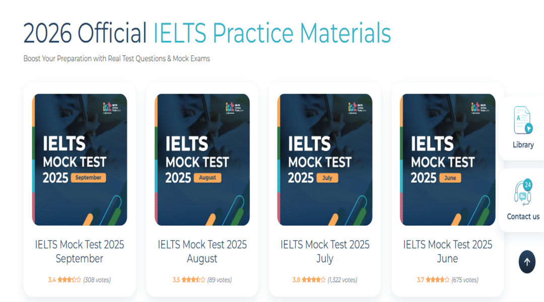 أفضل موقع للتدريب المجاني: نماذج كاملة وتصحيح ذاتي عبر Iot 1 أفضل 4 مواقع للتدريب على اختبار الايلتس؟