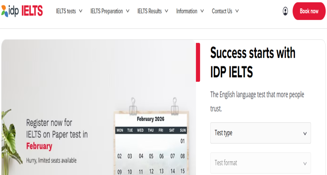 التحضير لاختبار آيلتس مع IDP