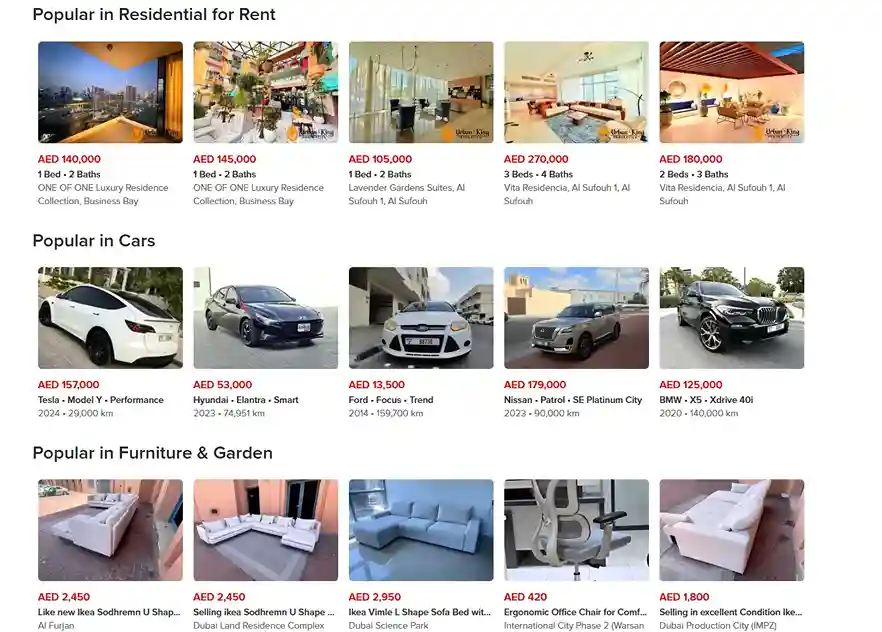 سوق السيارات في الإمارات