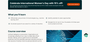 اكتشف أساسيات Data and AI Fundamentals من Linux Foundation 1 نن