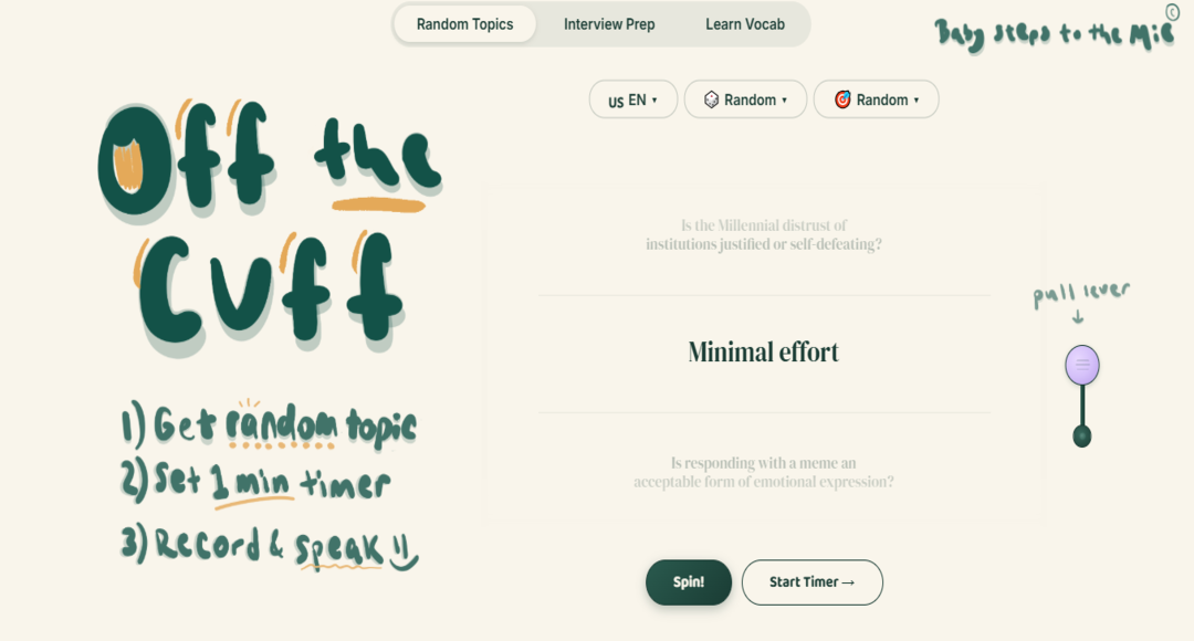 منصة SpeechTopicGen