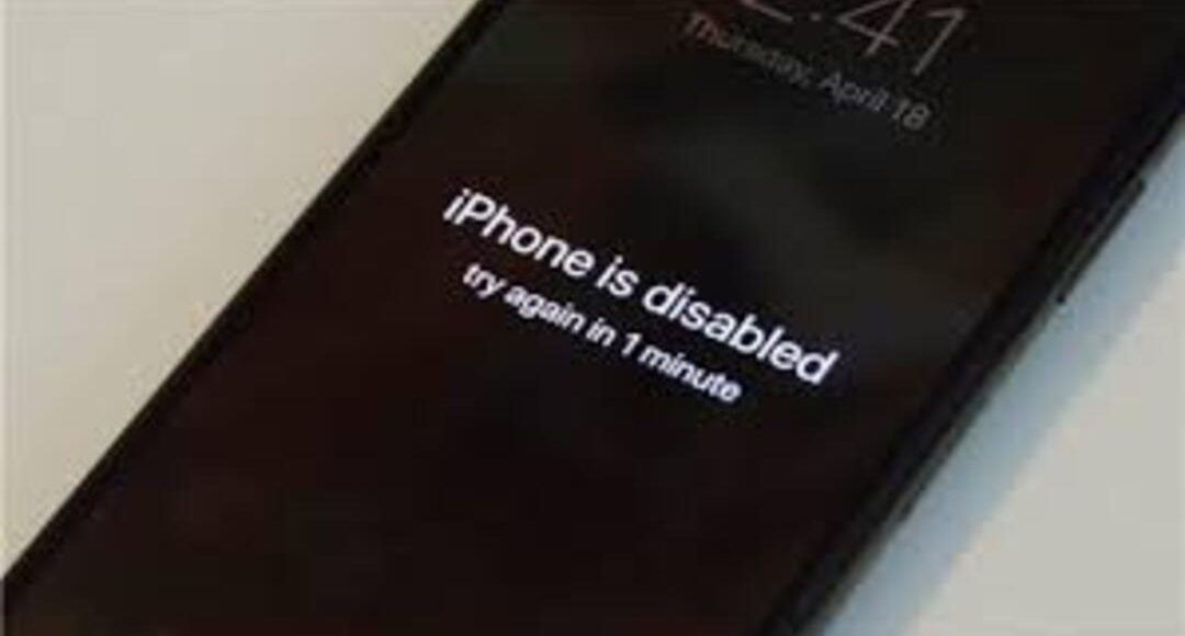 استعادة الوصول إلى iPhone المقفل