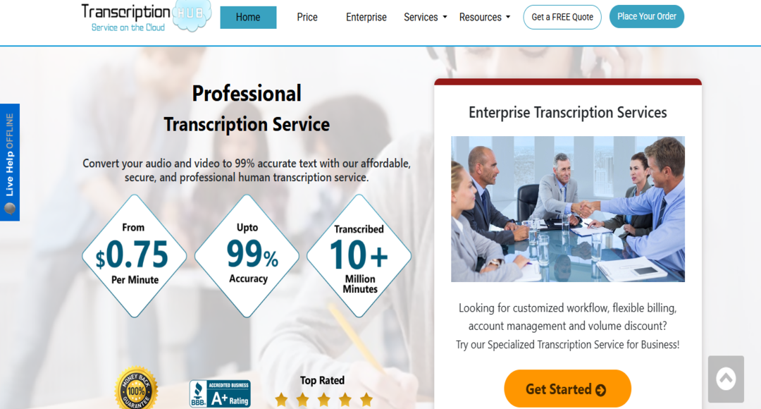 Transcription Hub