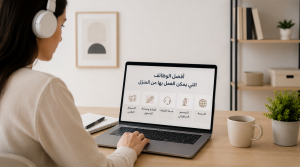 أفضل وظائف من المنزل في 2026.. 6 مجالات تحقق دخلًا ثابتًا للمبتدئين 1 وظائف من المنزل
