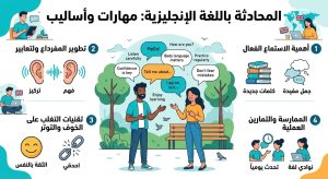 المحادثة باللغة الإنجليزية| دليل شامل خطوات عملية لتحسين التحدث بمفردك 2026 2 المحادثة باللغة الإنجليزية